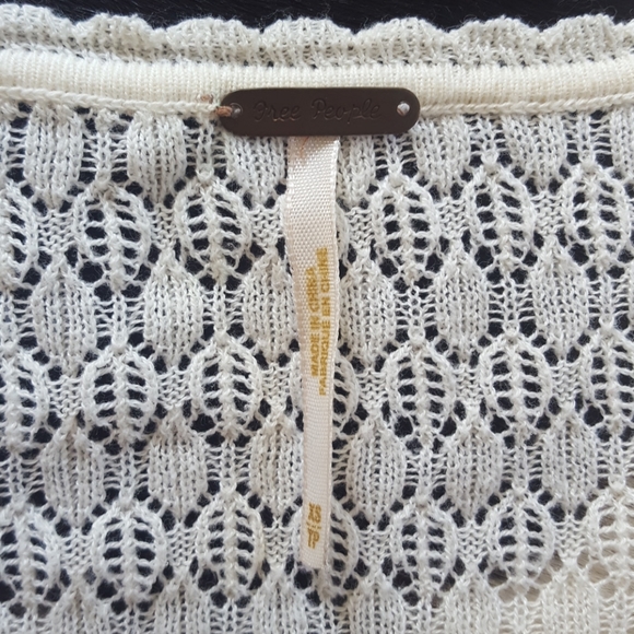 Free People Knit Ruffle Top - Picture 4 of 4